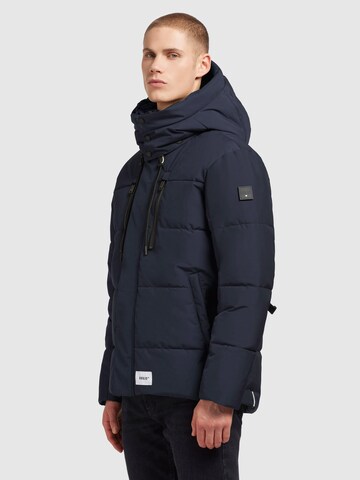 khujo Winter Jacket 'KIRC' in Blue