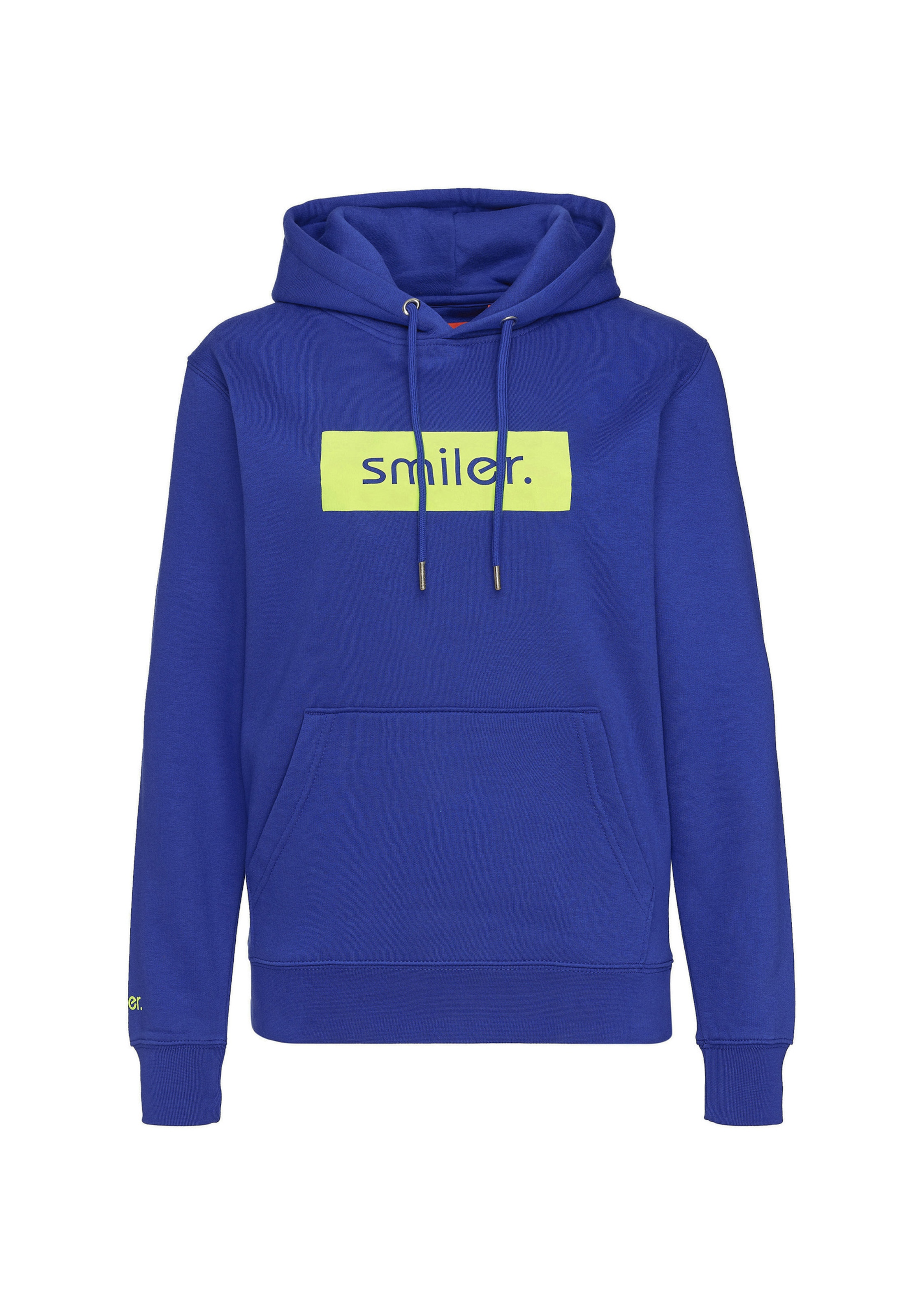 smiler. Sweatshirt 'Buddy' in Blau: Vorderseite