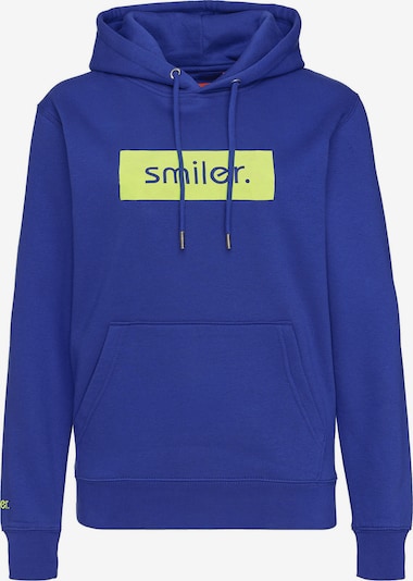 smiler. Sweat-shirt 'Buddy' en bleu, Vue avec produit