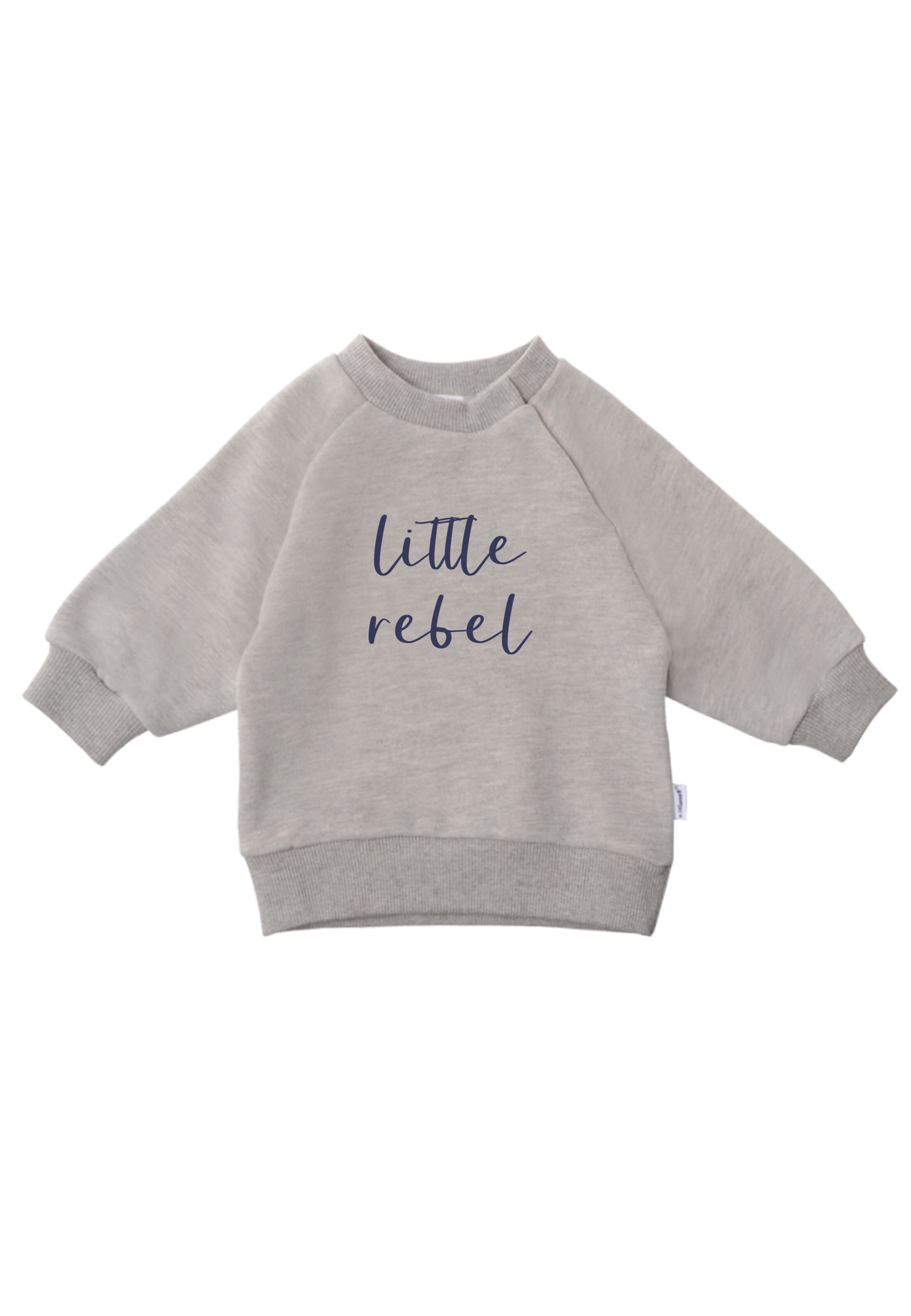 LILIPUT Sweatshirt 'Little rebel' in Grau: Vorderseite