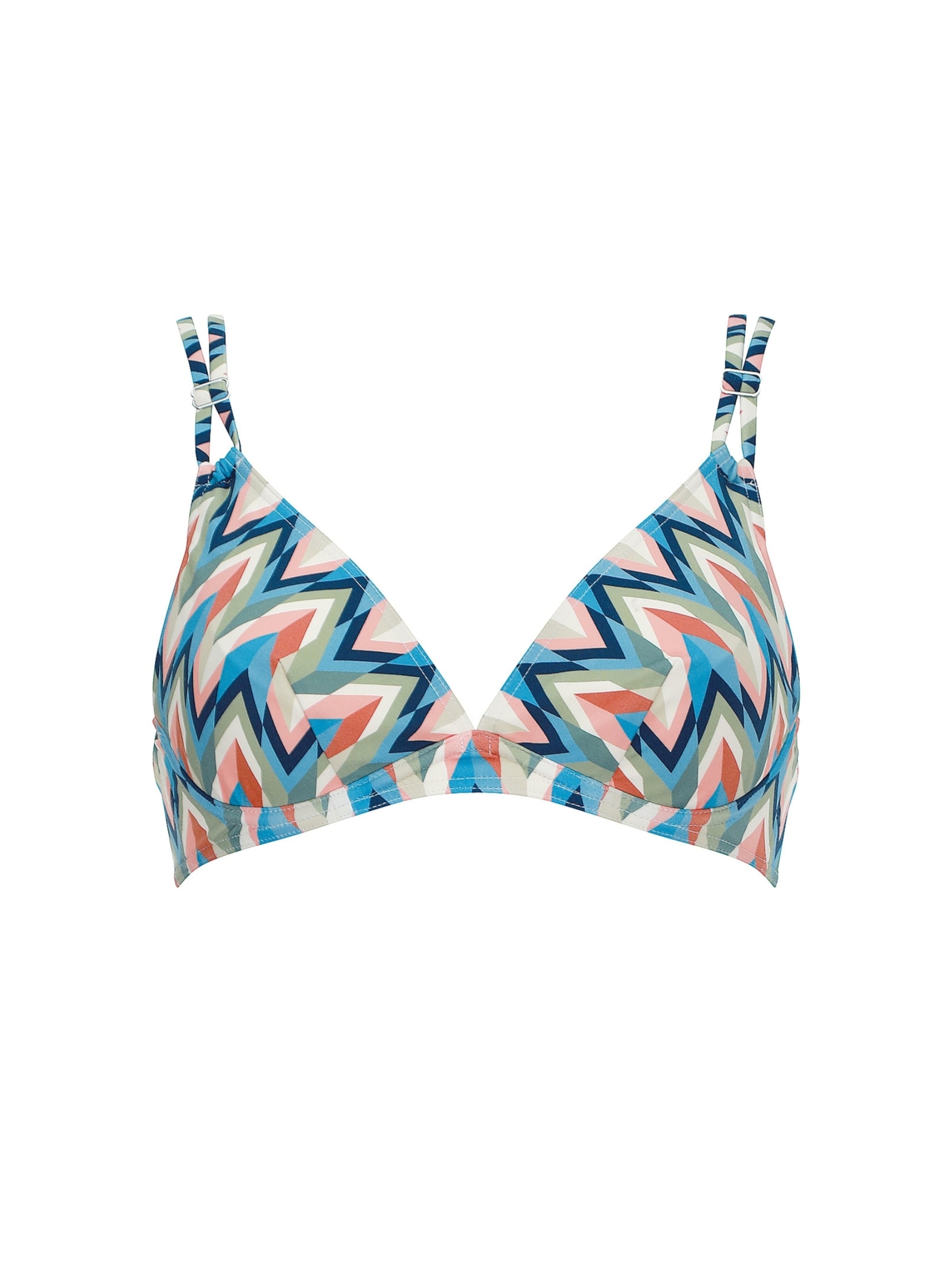OLYMPIA T-shirt Bikinitop in Gemengde kleuren: voorkant