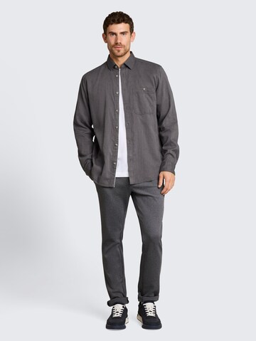 TOM TAILOR Regular Fit Hemd in Grau