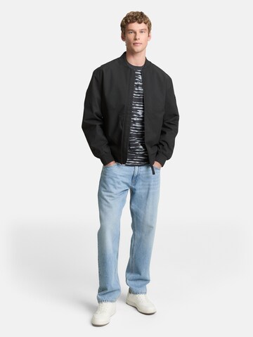 TOM TAILOR DENIM T-Shirt in Schwarz