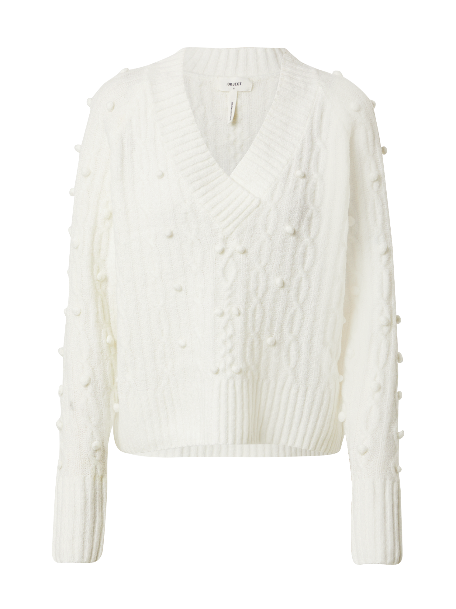 Pullover e cardigan vShqw OBJECT Pullover CATON in Bianco Naturale 