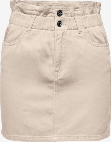 ONLY Skirt 'MILLIE' in Beige: front