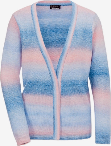 Goldner Knit Cardigan in Blue: front