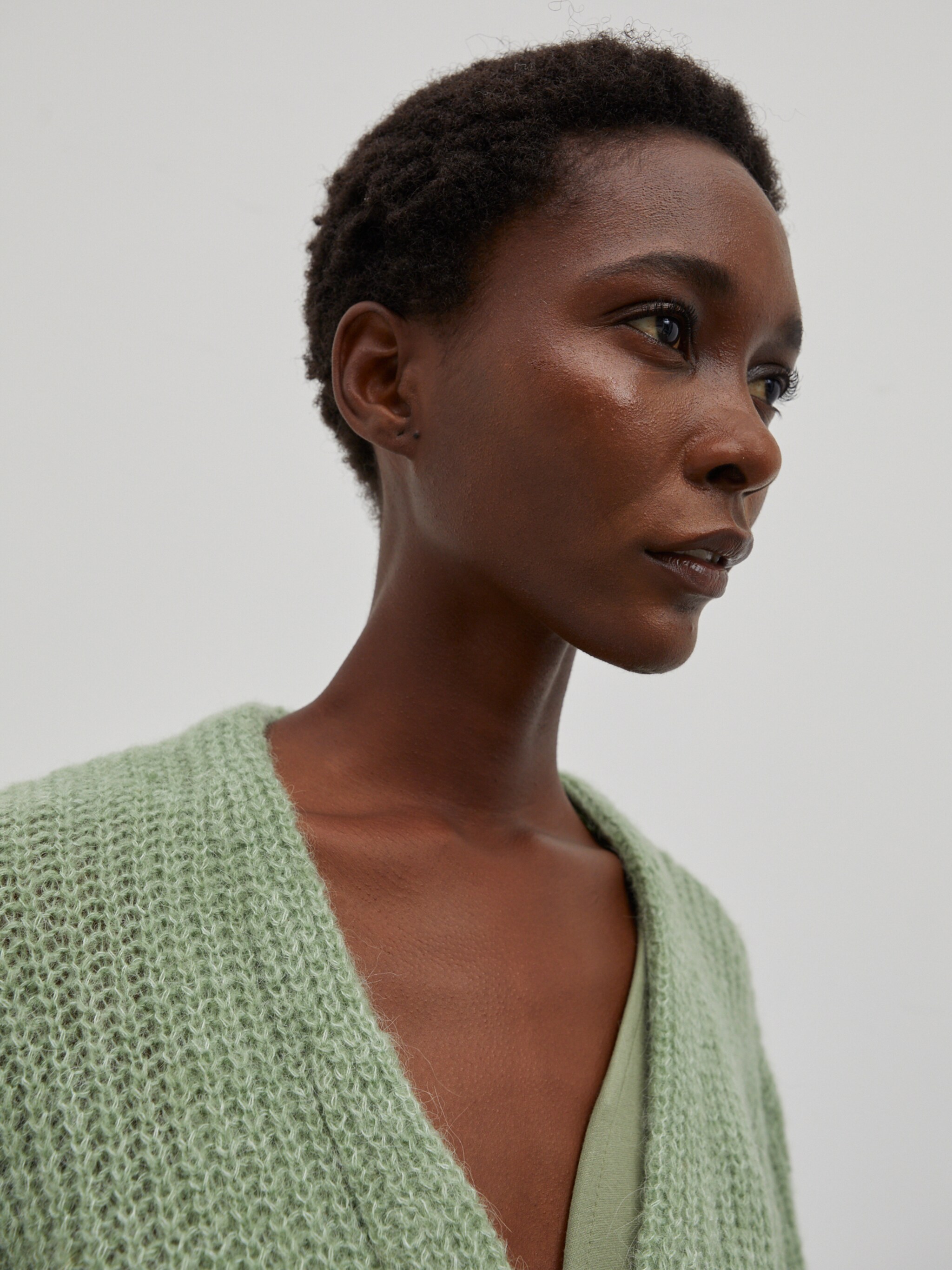 EDITED  Strickjacke 'Annika' grün