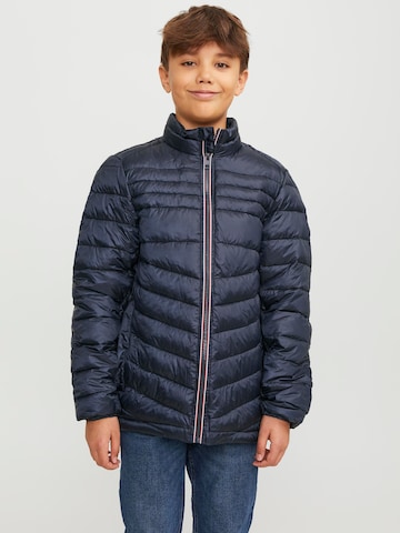 Geacă de primăvară-toamnă 'HERO' de la Jack & Jones Junior pe albastru: față