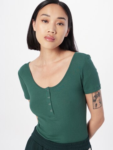 PIECES Shirt 'KITTE' in Green