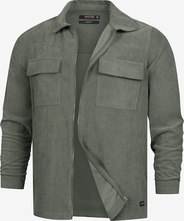 INDICODE JEANS Tussenjas 'Nemoto' in Groen: voorkant