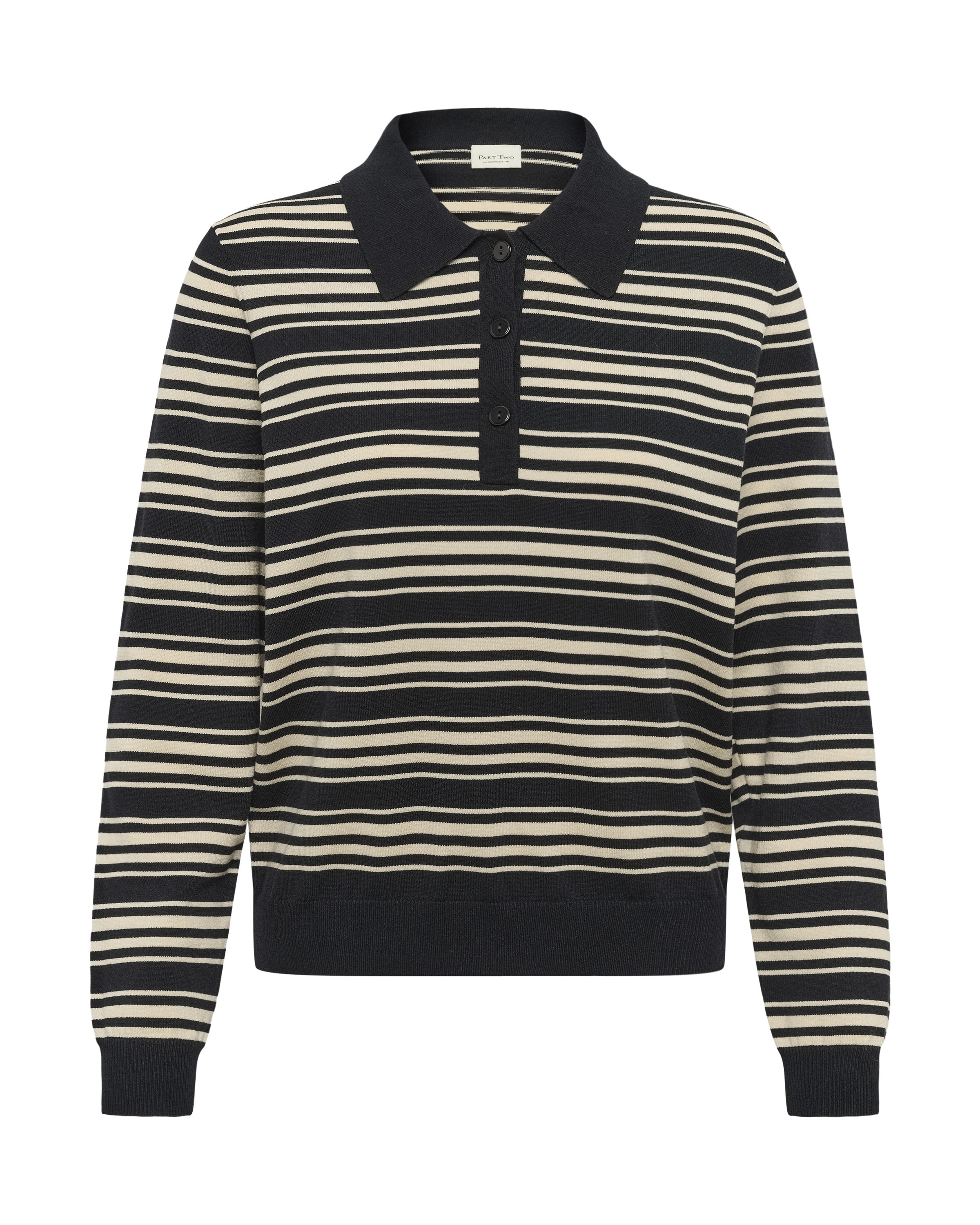 Pull-over 'Channan' Part Two en noir : devant