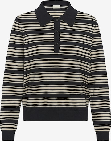 Pull-over 'Channan' Part Two en noir : devant
