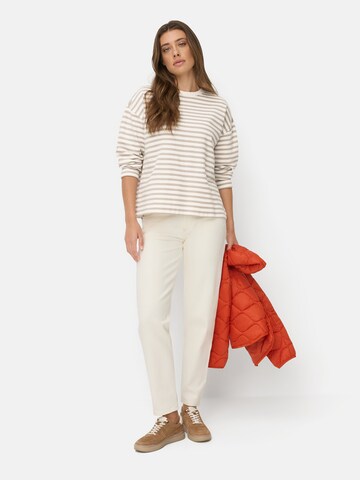 CAMEL ACTIVE Sweatshirt aus einem Baumwollmix in Grau