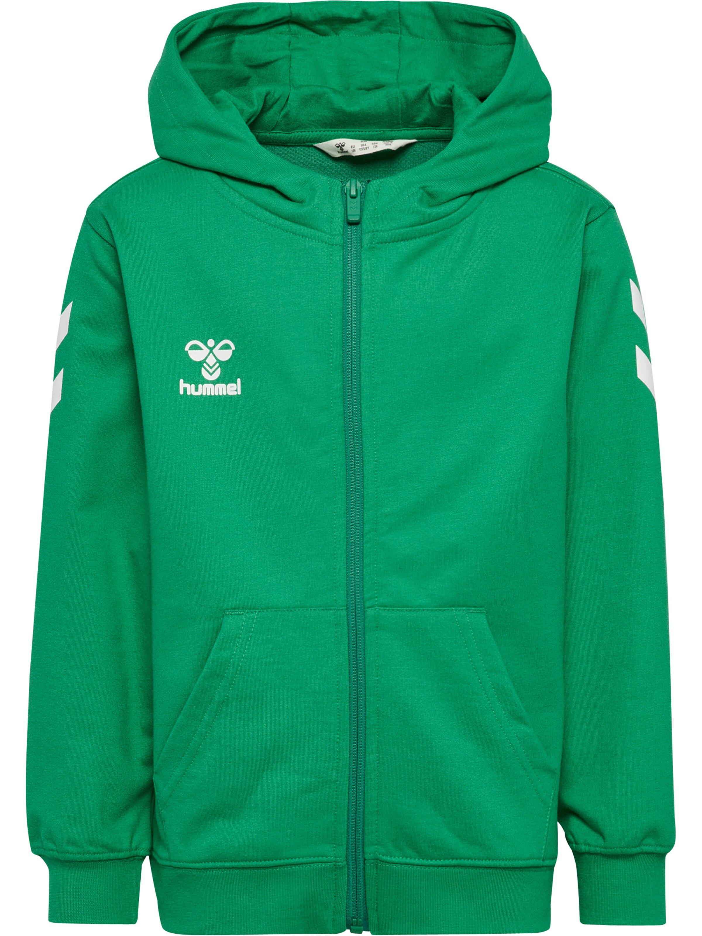 Hummel Sports sweat jacket in 116 in Green, Item view