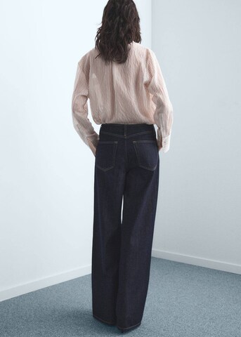 MANGO Wide leg Jeans 'Max' in Blue
