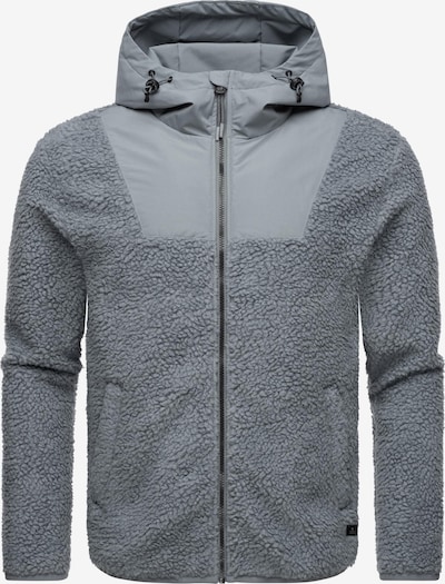 Ragwear Athletic Fleece Jacket 'Adar' in Stone / Black, Item view