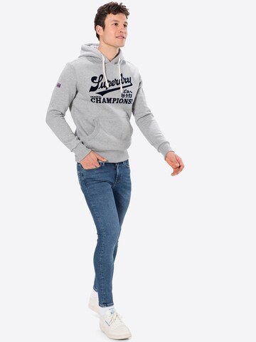 Sweat-shirt 'Collegiate' Superdry en gris