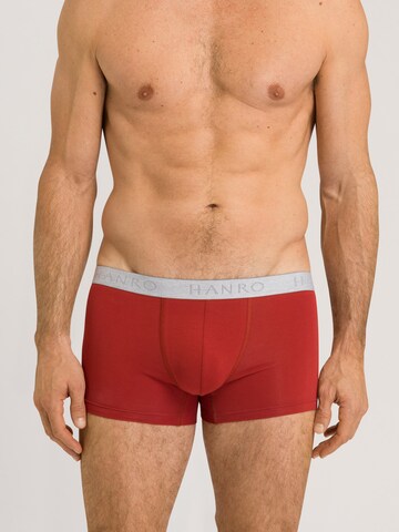 Hanro Boxer shorts ' Cotton Essentials ' in Red: front