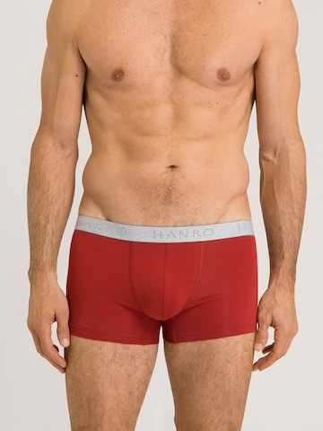 Hanro Boxer shorts ' Cotton Essentials ' in Red: front