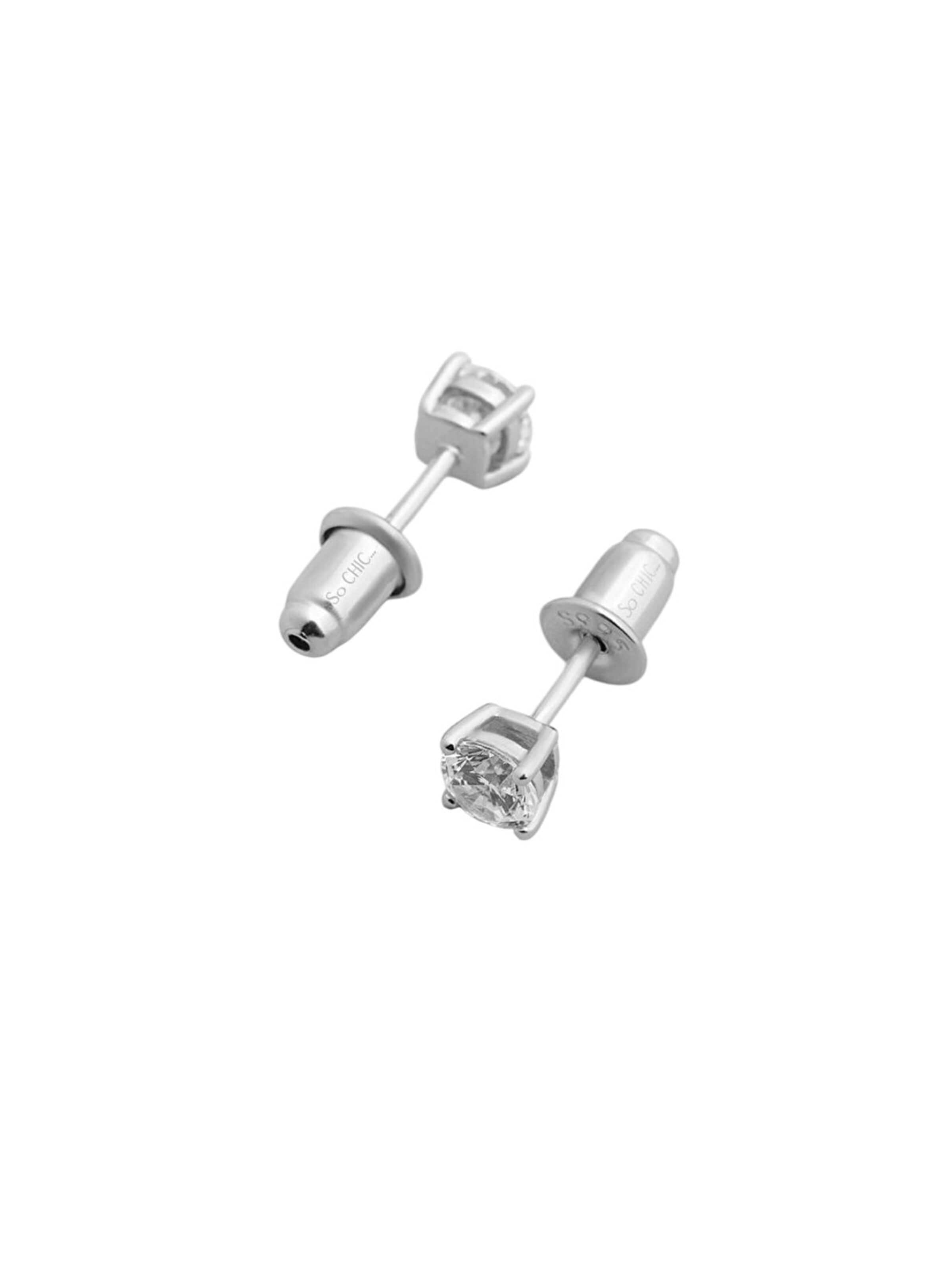 So Chic Ohrring in Silber