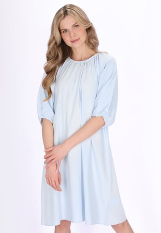 usha WHITE LABEL - Vestido 'Minimalistic' em azul: frente