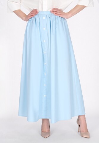 Jupe 'Classic Look' DreiMaster Klassik en bleu : devant