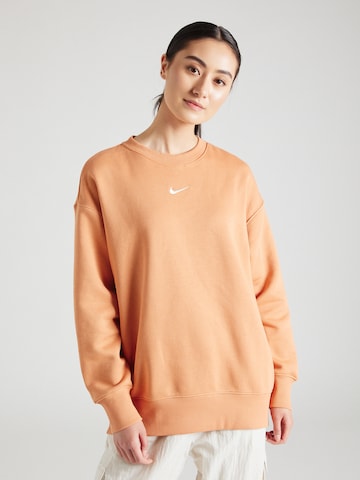 Sweat-shirt 'Phoenix' Nike Sportswear en marron : devant