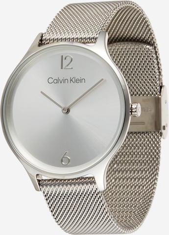 Calvin Klein Аналоговые часы в Серебристый: спереди