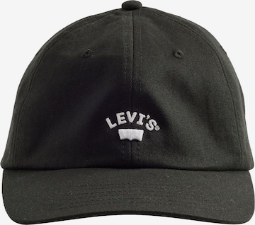 Cappello da baseball 'Lazy Girl' di LEVI'S ® in nero: frontale