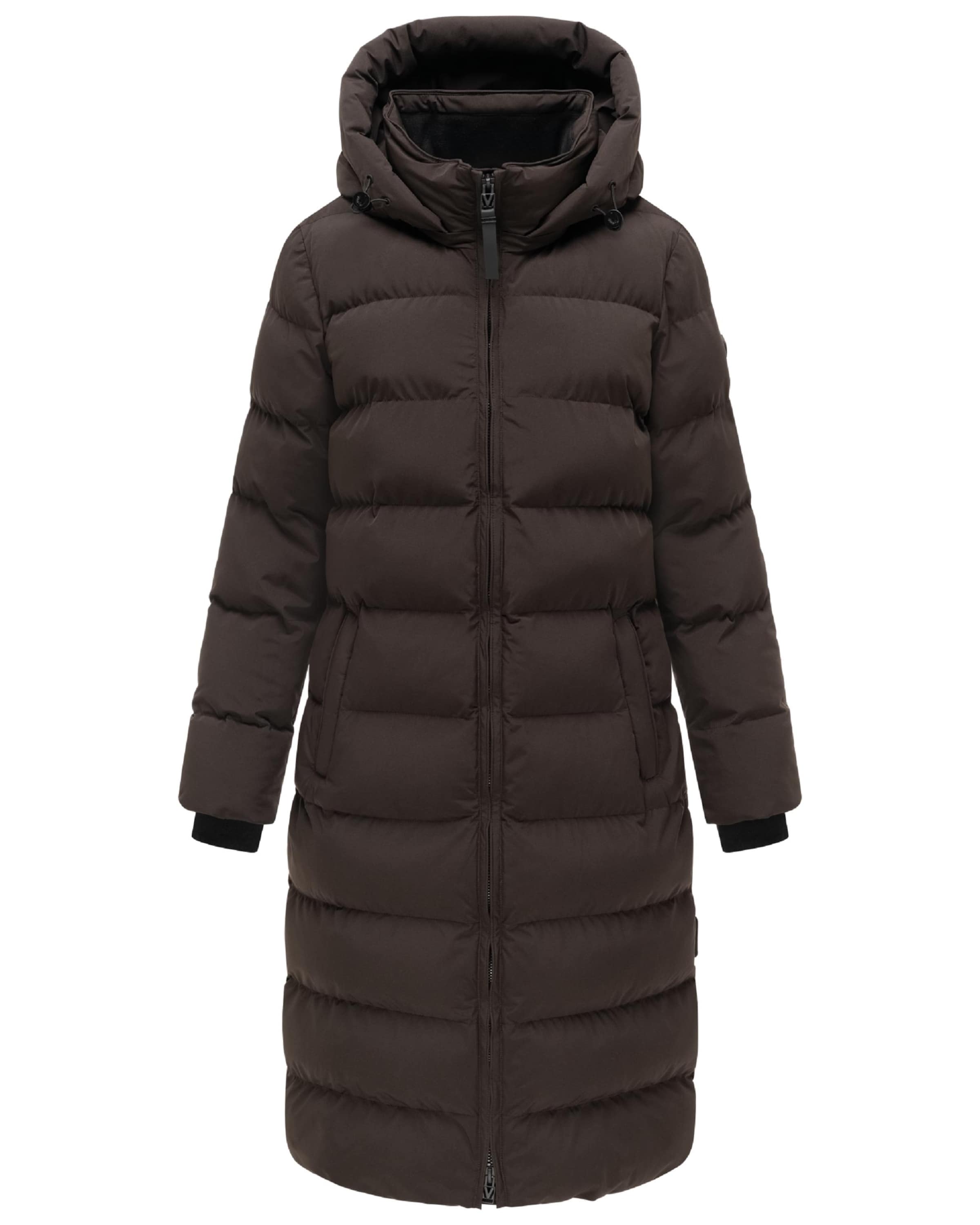 MARIKOO Raincoat 'Harukaa 16' in Brown: front