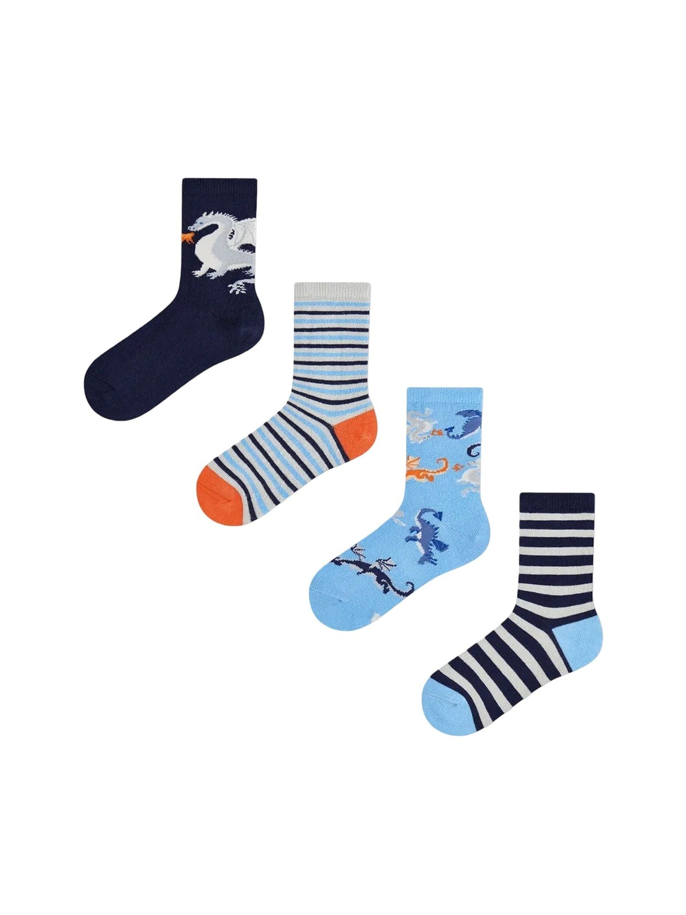 Penti Socken 'PENTI Mystic Dragons Socken mit Animal-Print 4er-Pack'‌ in Mischfarben: Vorderseite