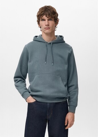 MANGO MAN Sweatshirt 'Bono' in Blue: front