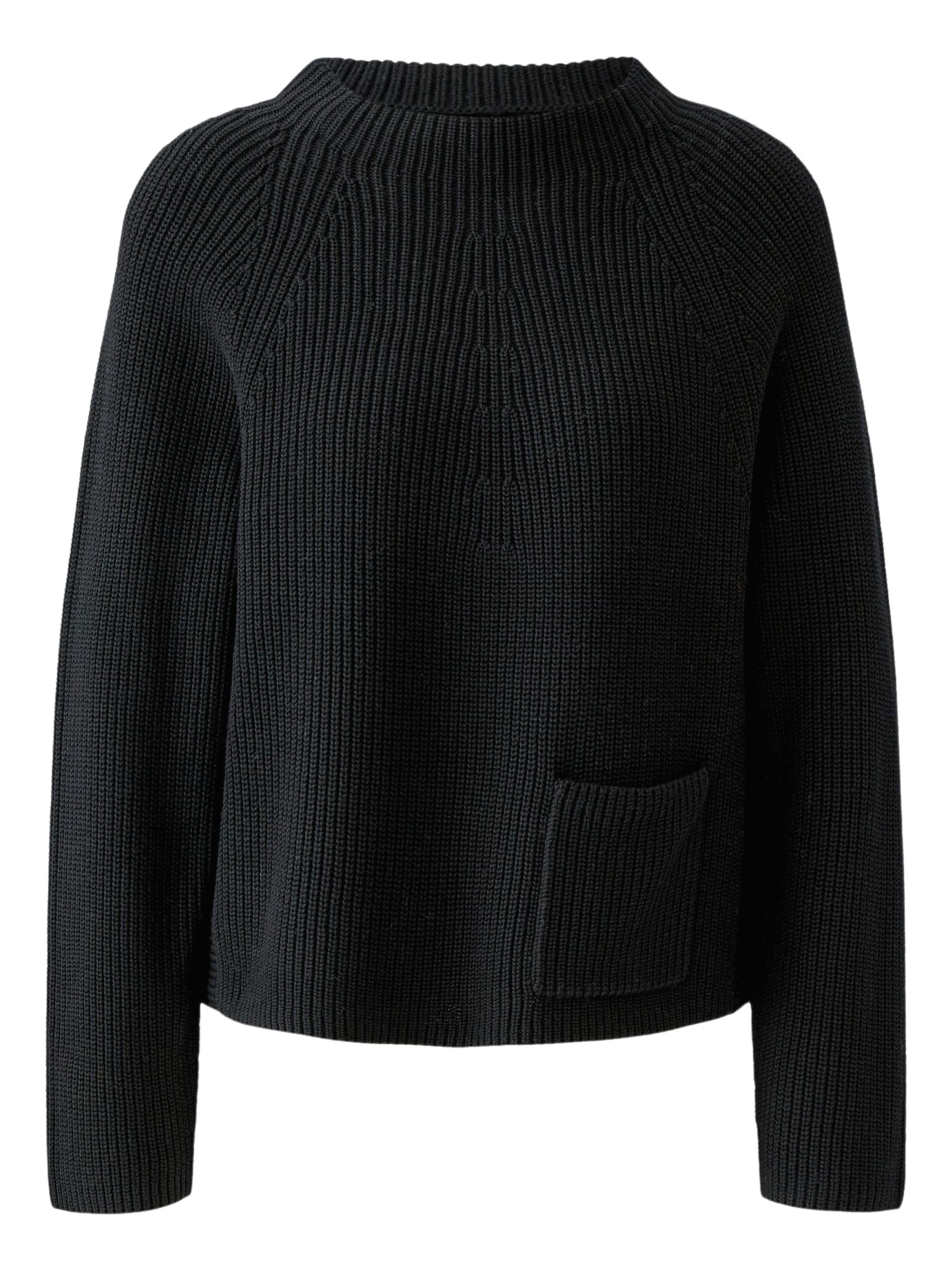 OUI Pullover 'RIYA' in Schwarz: Vorderseite