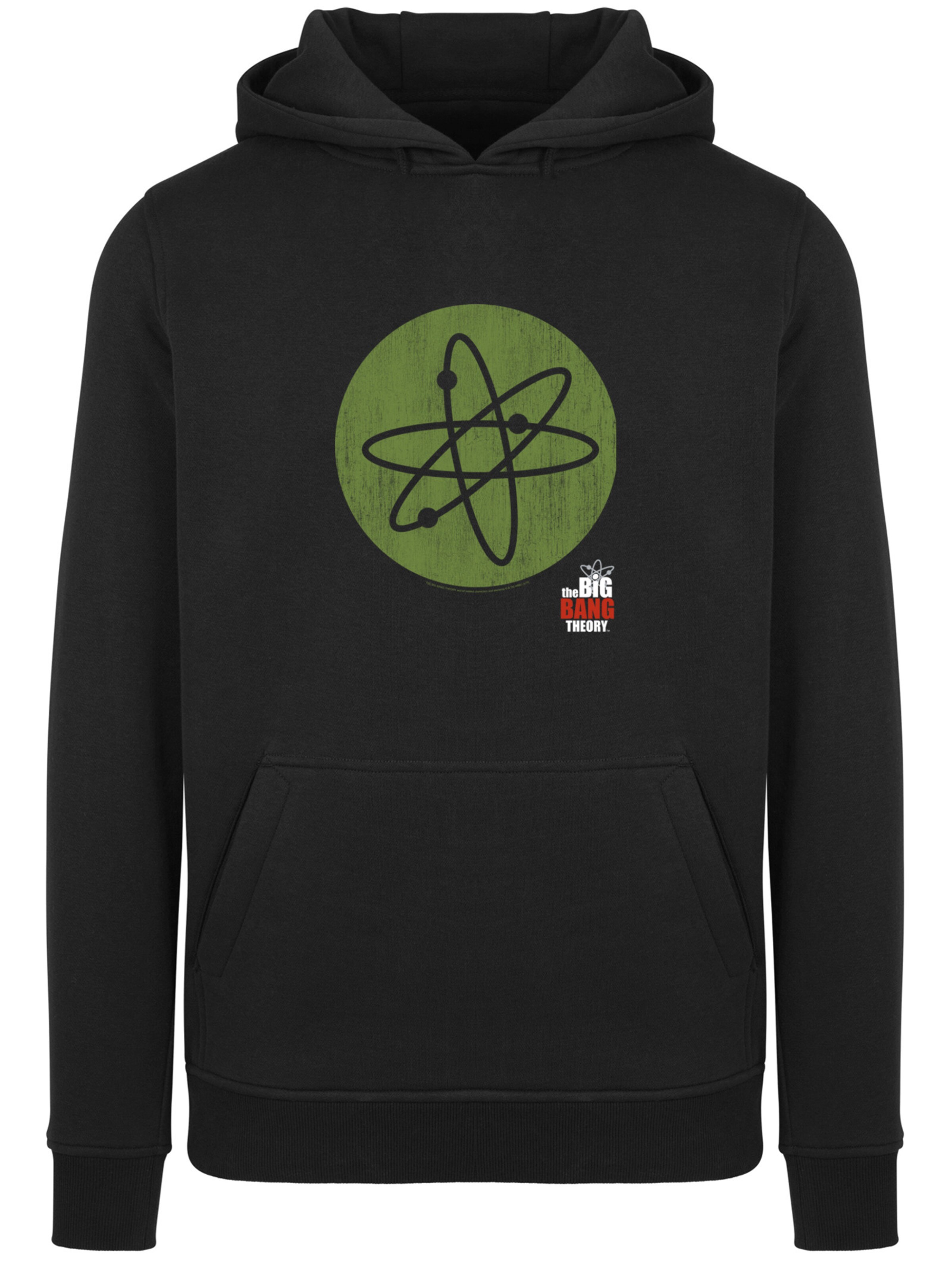 F4NT4STIC Sweatshirt in Zwart: voorkant