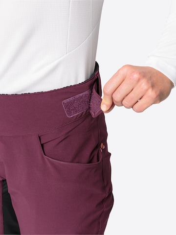 VAUDE Regular Outdoor trousers 'Qimsa' in Red