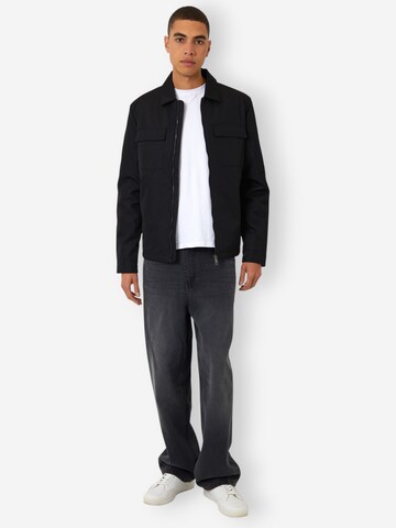 Threadbare Freizeitjacke 'Hitchin' in Schwarz