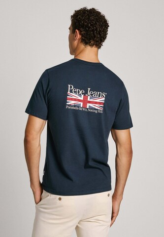 T-Shirt 'Alfie' Pepe Jeans en bleu : devant