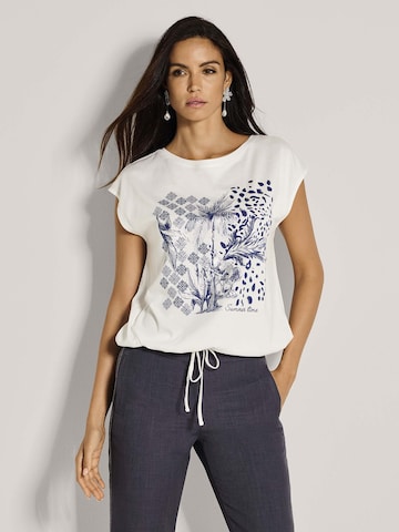 T-shirt MADELEINE en blanc : devant