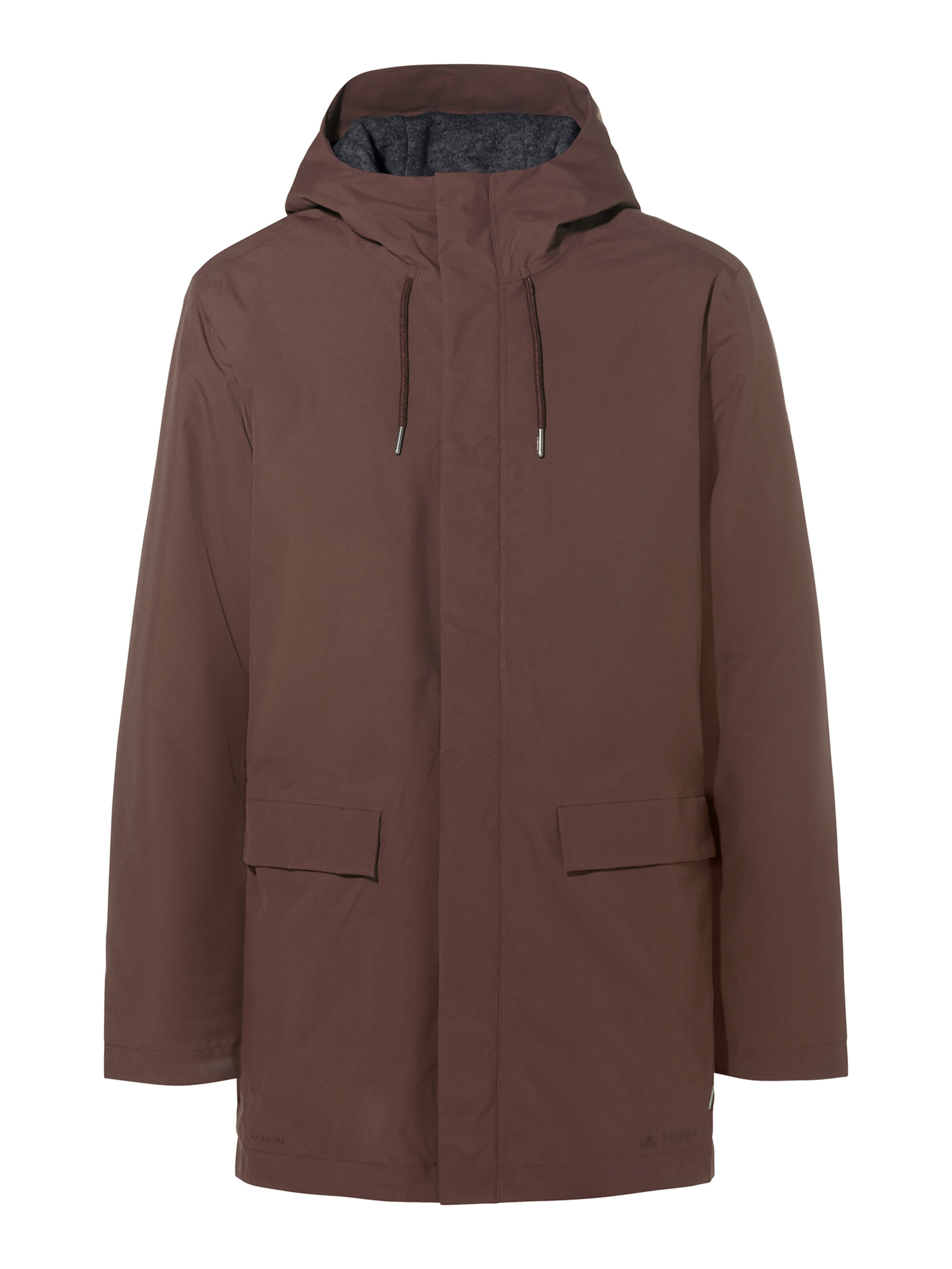 VAUDE Outdoorjas 'Coreway' in Bruin: voorkant