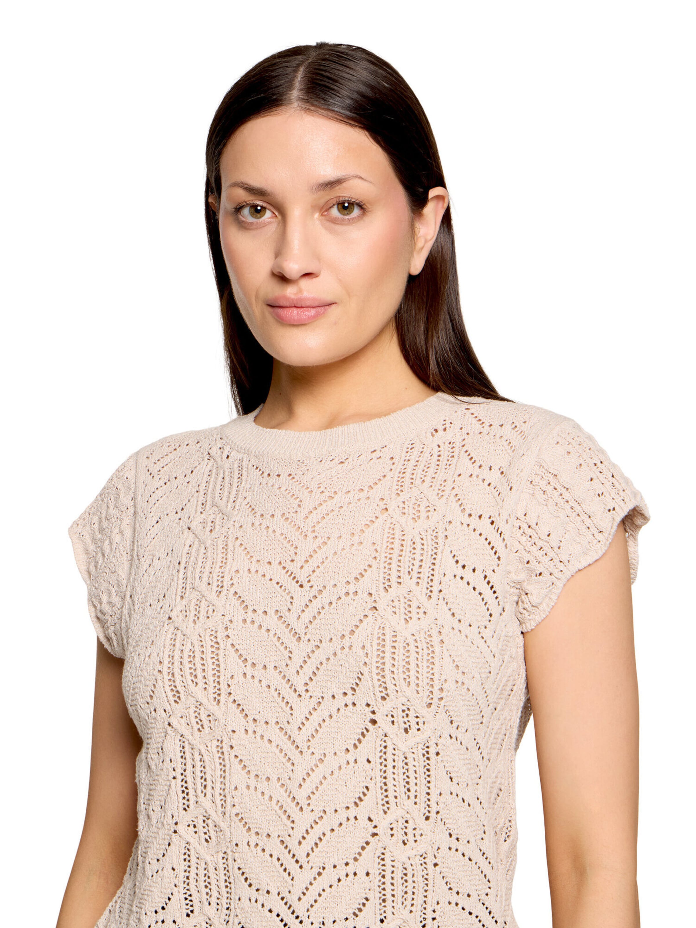 Cartoon Sweater in Beige