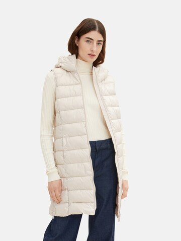 TOM TAILOR Bodywarmer in Beige