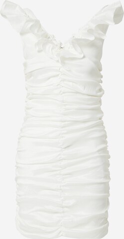 Robe de cocktail 'ARIANA' River Island en blanc : devant