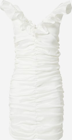 River Island - Vestido de cocktail 'ARIANA' em branco: frente