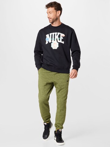 NIKE Tapered Sporthose in Grün