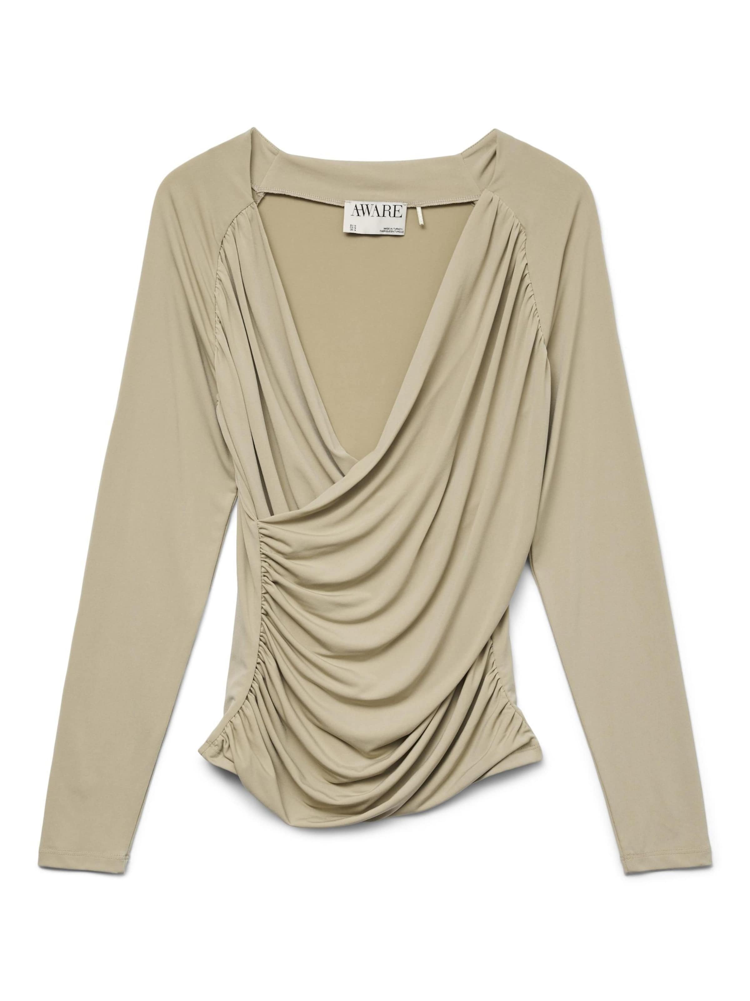 VERO MODA Bluse 'AWSOPHIA' i beige: forside