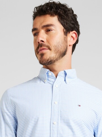 TOMMY HILFIGER Regular Fit Hemd 'Heritage' in Blau