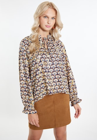 IZIA Blouse in Gemengde kleuren: voorkant