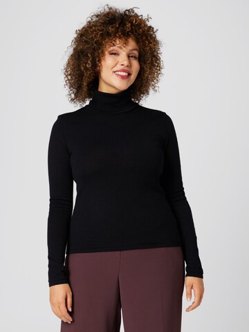 A LOT LESS Pullover 'Jo' i sort: forside