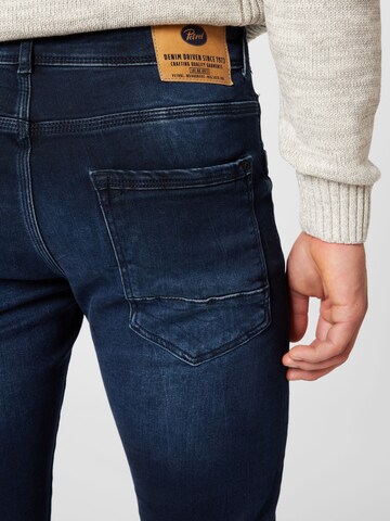 Petrol Industries Slimfit Jeans i blå