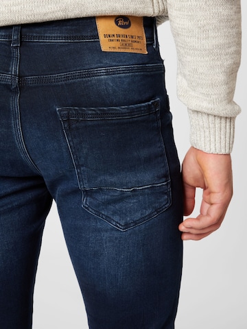 Petrol Industries Slimfit Jeans i blå